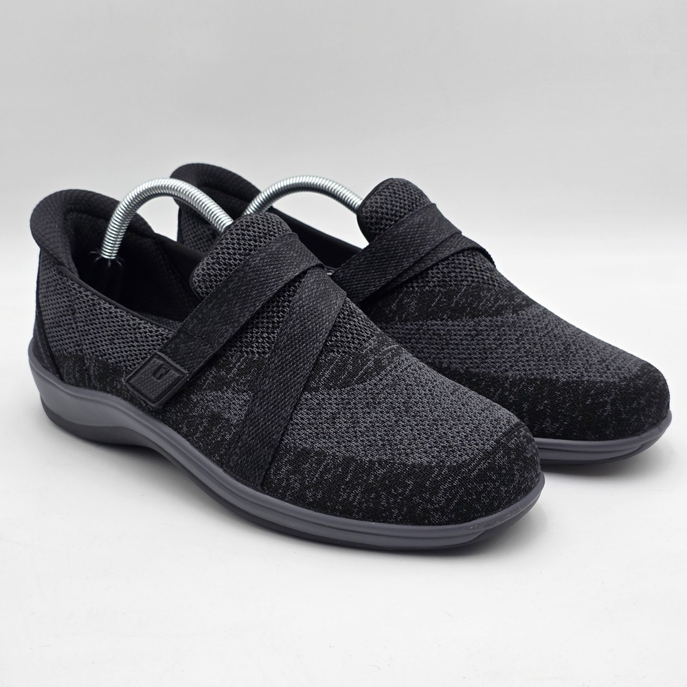 Orthofeet Women's Orthopedic Amalya Slip-On Slip-Resistant Casual Shoe 10 2E